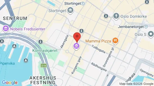 Espacios de oficina En alquiler i Oslo Sentrum - kort over placeringen