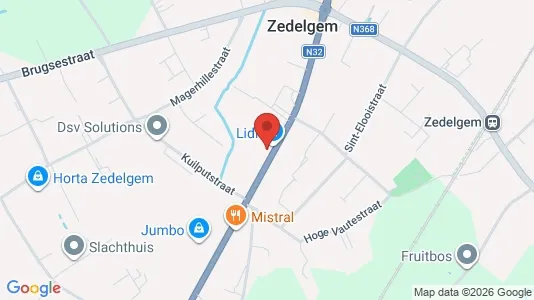 Espacios de oficina En alquiler i Zedelgem - Foto de Google Street View