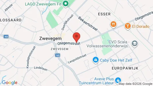 Gewerbeflächen zur Miete i Zwevegem - kort over placeringen