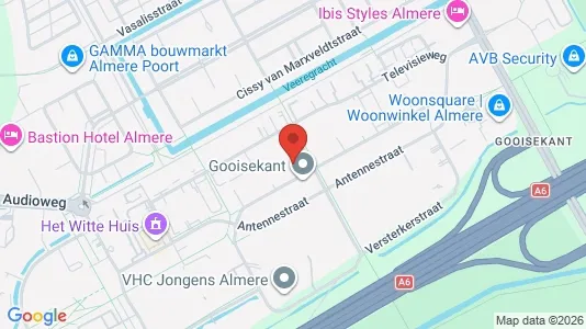 Nieruchomości komercyjne Do wynajęcia i Almere - kort over placeringen