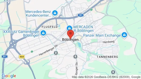 Büros zur Miete i Böblingen – Foto von Google Street View