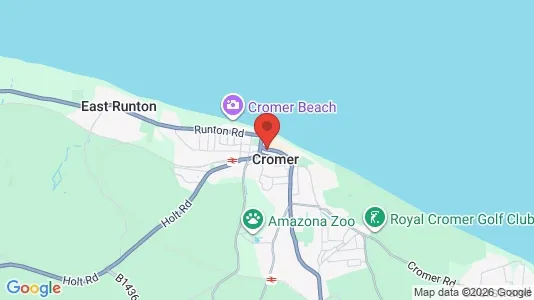 Butikslejemål til leje i Cromer - Norfolk - Foto fra Google Street View