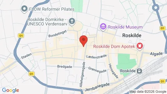 Commercial properties for sale i Roskilde - kort over placeringen