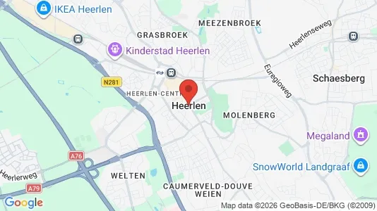 Butikslejemål til leje i Heerlen - Foto fra Google Street View