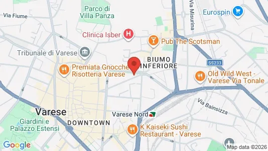 Lokale biurowe Na sprzedaż i Varese - kort over placeringen