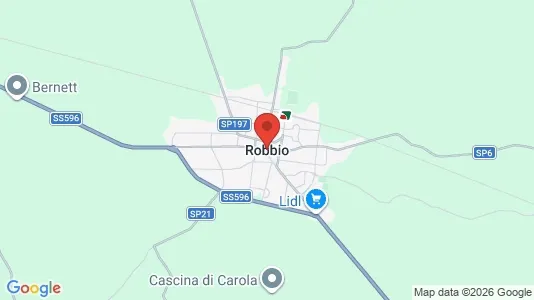Gewerbeflächen zum Kauf i Robbio – Foto von Google Street View