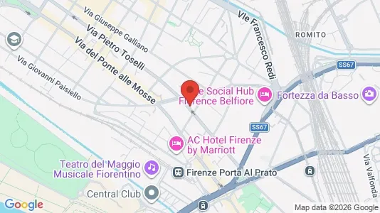 Office spaces for sale i Firenze - kort over placeringen