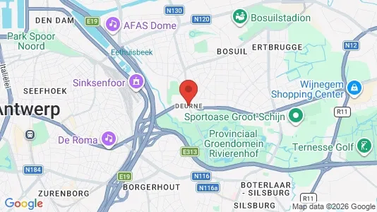 Büros zur Miete i Antwerpen Deurne – Foto von Google Street View