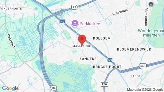 Büros zur Miete i Gent Mariakerke - kort over placeringen