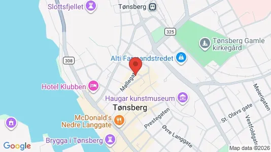 Gewerbeflächen zur Miete i Tønsberg – Foto von Google Street View