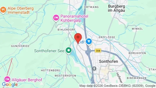 Lagerlokaler til leje i Oberallgäu - Foto fra Google Street View