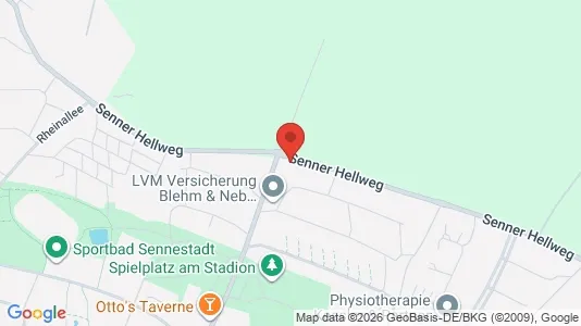 Commercial properties for rent i Bielefeld - kort over placeringen