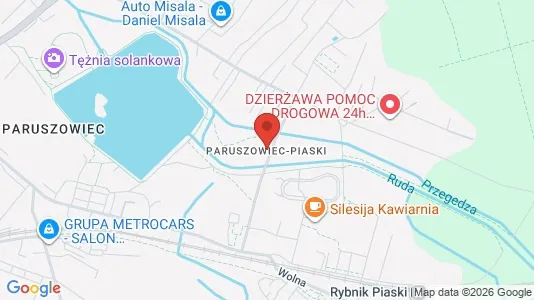 Liikekiinteistöt Vuokrattavana i Rybnik - kort over placeringen