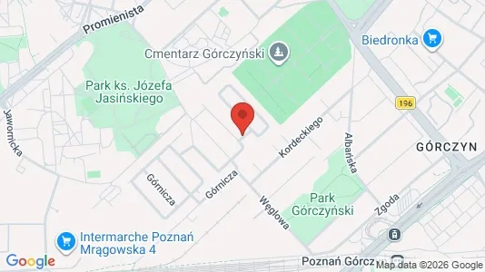 Lokaler til leje i Poznań - kort over placeringen
