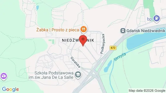 Propiedades comerciales En alquiler i Gdańsk - kort over placeringen