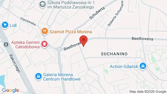 Nieruchomości komercyjne Do wynajęcia i Gdańsk - kort over placeringen