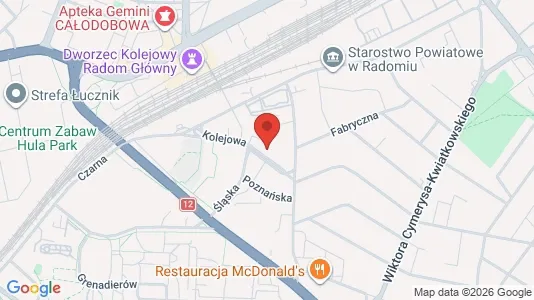 Nieruchomości komercyjne Do wynajęcia i Radom - kort over placeringen