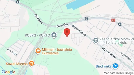 Gewerbeflächen zur Miete i Gdańsk - kort over placeringen