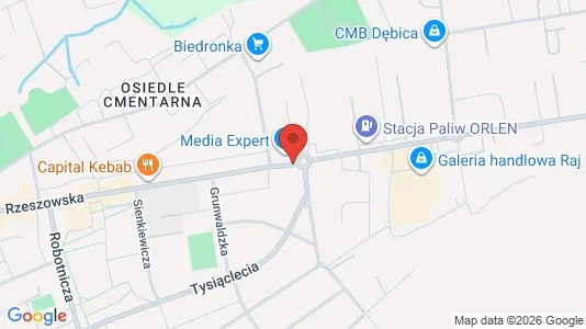 Propiedades comerciales En alquiler i Dębicki - Foto de Google Street View