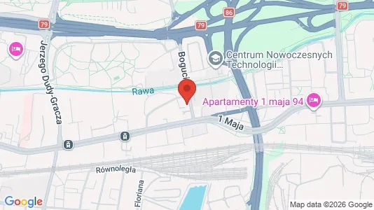 Propiedades comerciales En alquiler i Katowice - kort over placeringen
