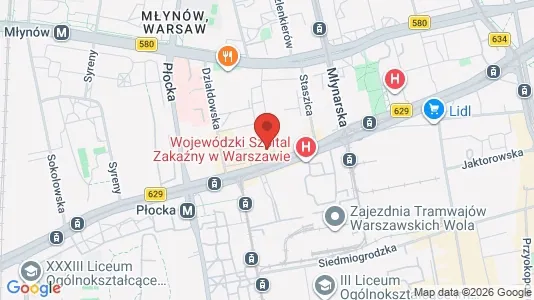 Liikekiinteistöt Vuokrattavana i Varsova Wola - Kuva Google Street Viewstä