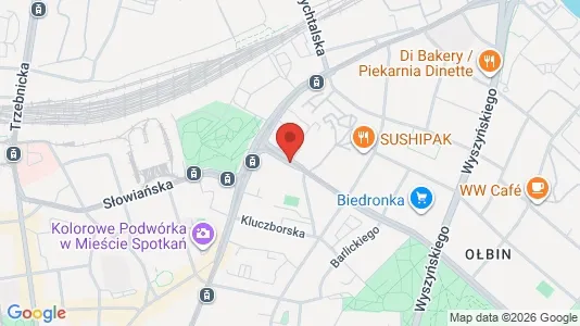 Nieruchomości komercyjne Do wynajęcia i Wrocław - kort over placeringen