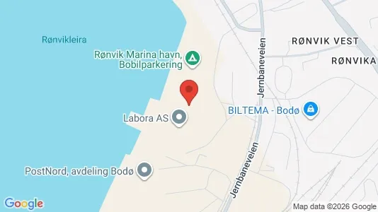 Kantorruimte te huur i Bodø - Foto uit Google Street View