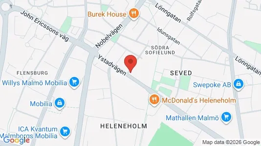Toimistotilat Vuokrattavana i Sofielund - Kuva Google Street Viewstä