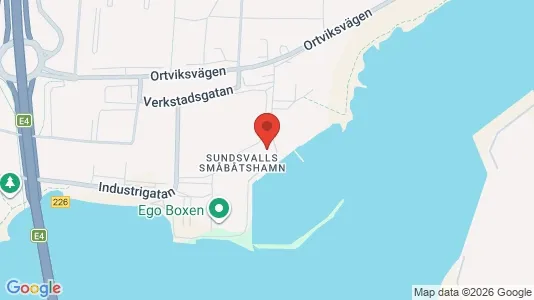 Office spaces for rent i Sundsvall - kort over placeringen