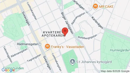 Kantorruimte te huur i Vasastan - Foto uit Google Street View
