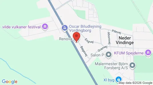 Nieruchomości przemysłowe Do wynajęcia i Vordingborg - kort over placeringen