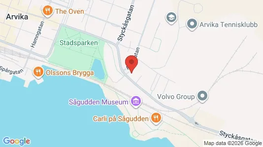 Lokaler til leie i Arvika - kort over placeringen