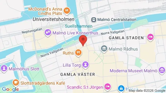Kontorlokaler til leje i Malmø Centrum - Foto fra Google Street View