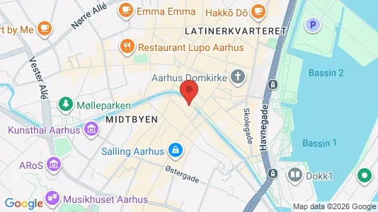 Kontorlokaler til leje i Aarhus C - Foto fra Google Street View