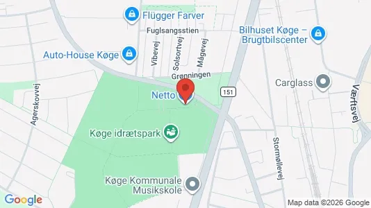 Lokale biurowe Do wynajęcia i Køge - kort over placeringen