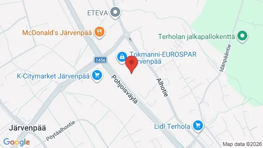 Office spaces for rent i Järvenpää - kort over placeringen