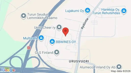Lokaler til leie i Turku - kort over placeringen