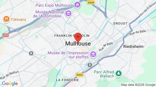 Office spaces for rent i Mulhouse - Photo from Google Street View