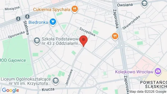 Nieruchomości komercyjne Do wynajęcia i Wrocław - kort over placeringen