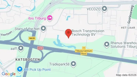 Büros zur Miete i Tilburg - kort over placeringen