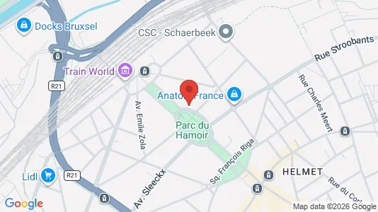 Liikekiinteistöt Vuokrattavana i Bryssel Schaarbeek - kort over placeringen