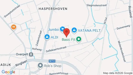 Lokaler til leje i Pelt - kort over placeringen