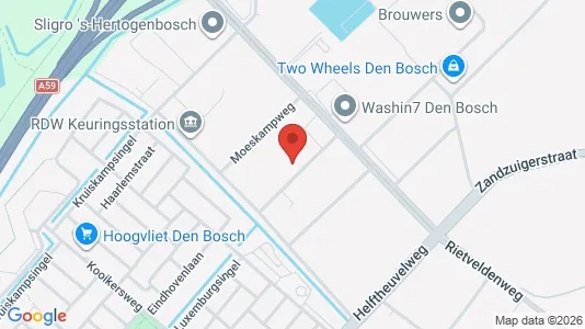 Lokale biurowe Do wynajęcia i Den Bosch - kort over placeringen