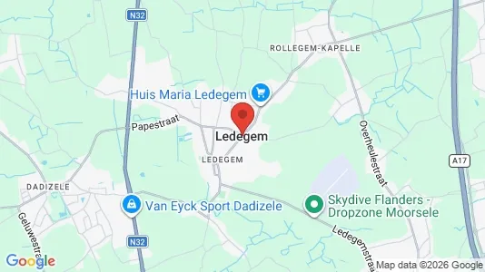 Nieruchomości komercyjne Na sprzedaż i Ledegem - kort over placeringen