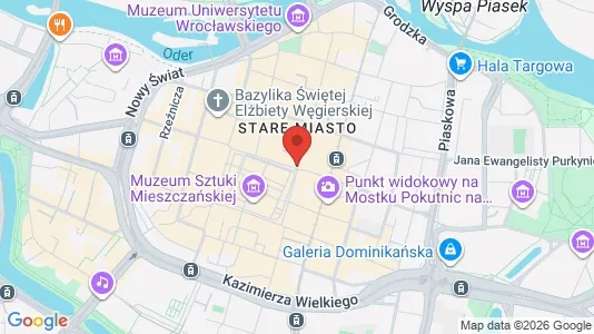 Büros zur Miete i Wrocław - kort over placeringen