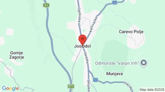 Lokaler til leje i Josipdol - Foto fra Google Street View