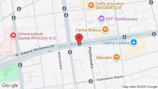 Kantorruimte te huur i Łódź - Foto uit Google Street View
