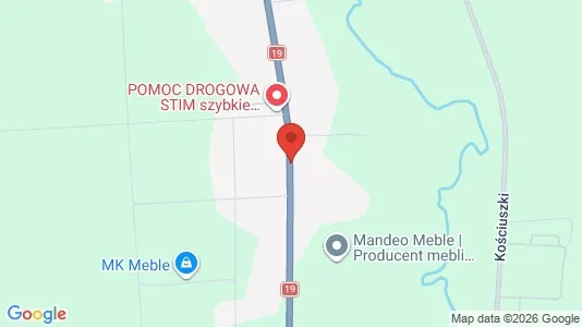 Lokale biurowe Do wynajęcia i Siemiatycki - kort over placeringen