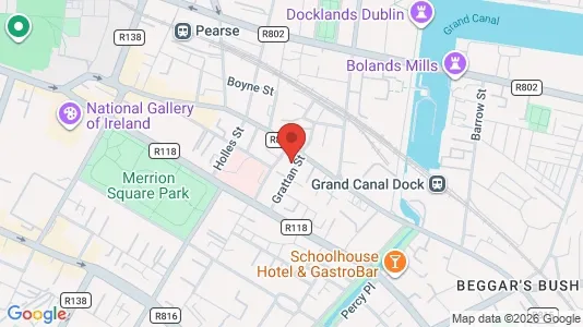 Office spaces for sale i Dublin 2 - kort over placeringen