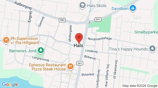 Lokaler til leje i Hals - Foto fra Google Street View